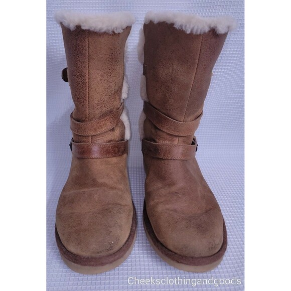 UGG Australia Becket Chestnut Boots Women's size 7 - Picture 8 of 10